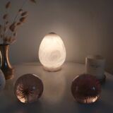Vintage albatra egg lamp