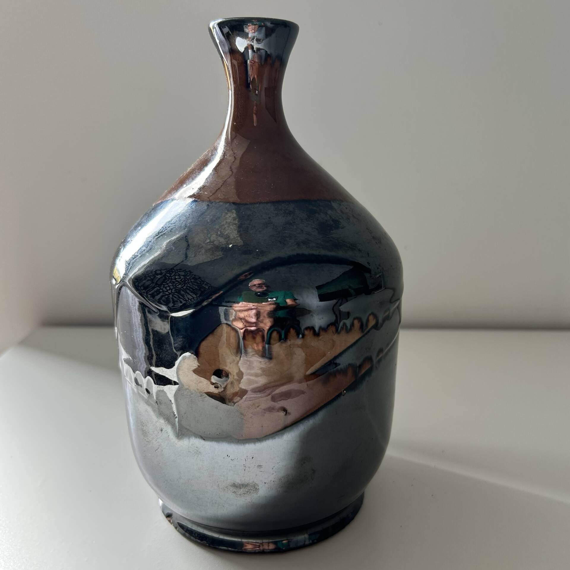 Unique piece vase by a ceramic artist