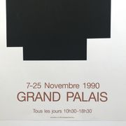 Screen print poster by Aurelie Nemours, Salon des Réalités nouvelles, 1990