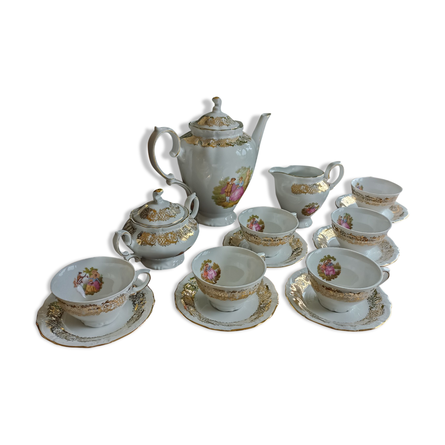 Winterling Scharzenbach coffee service for 6 people