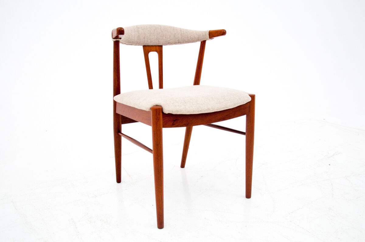 Two teak chairs, danish design, 1960s