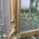 Miroir ancien - 98 x 160 - bois et stuc doré