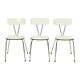 Set of 6 Gray Formica Chairs Chrome Dining Room Chairs Sixties