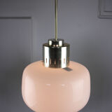 Mid-century opaline pendant lamp