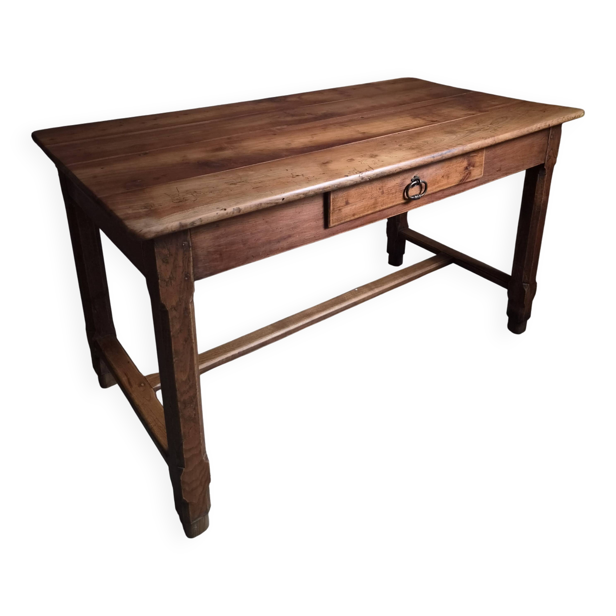 Old farmhouse table in French cherry wood | Auvergne | Circa 1750–1800