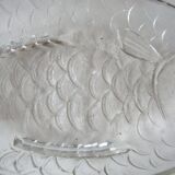 Pair of vintage glass ravier