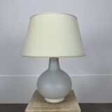 Opaline lamp from the 70s by Verre Lumière