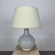 Lampe en verre opalin par Verre Lumière, années 70