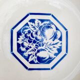 Assiette montée ancienne Lunéville