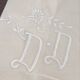 Mestizo cotton sheet monogrammed D D.