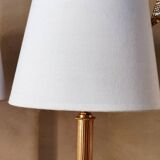 Paire de lampes classiques en bronze