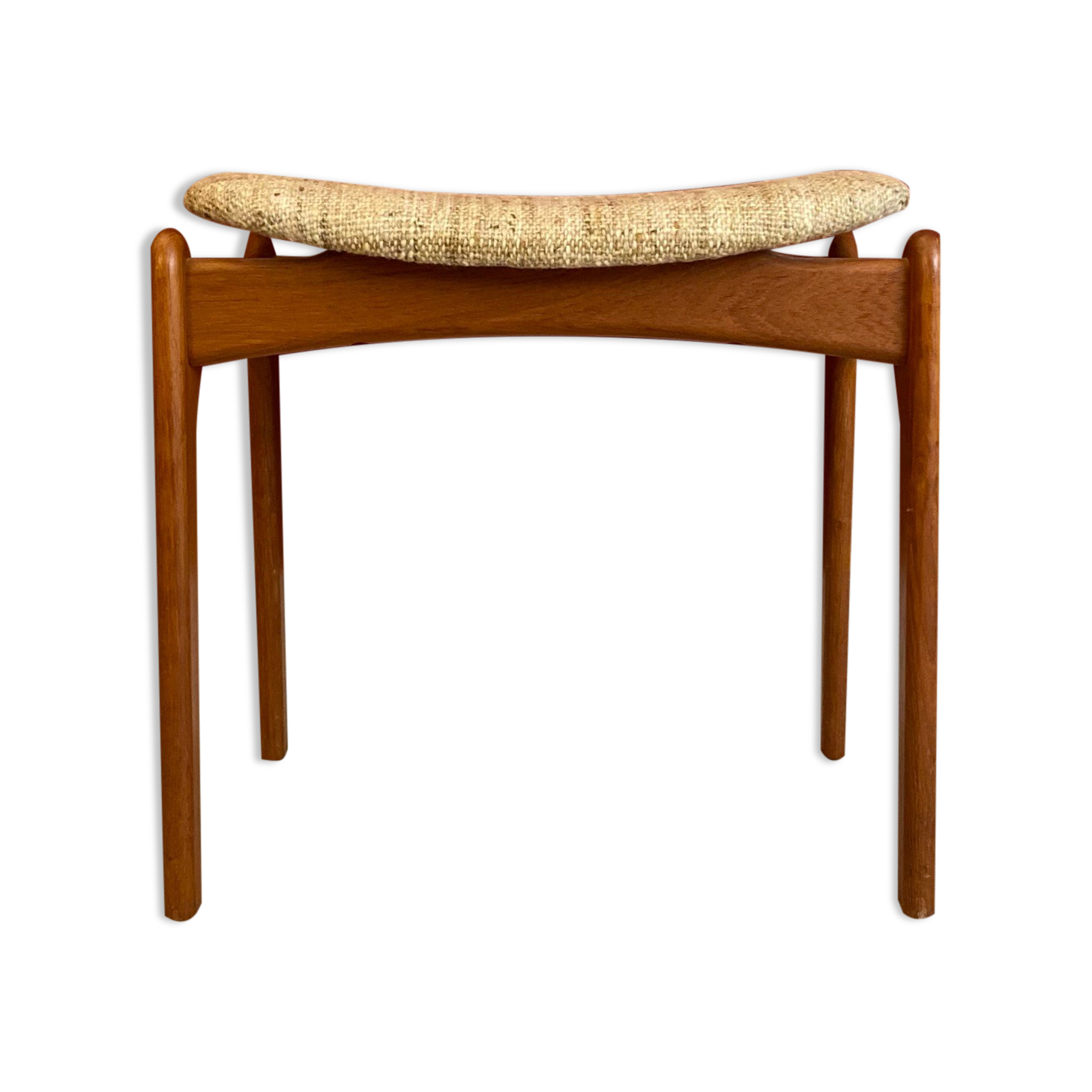 Danish MidCentury Teak Stool by Erik Buch, 1960s