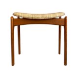 Tabouret danois en teck du milieu du siècle par Erik Buch, années 1960