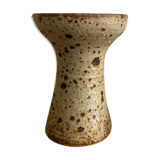 Old pyrite stoneware candle holder