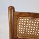 Ensemble de 2 chaises pliantes italiennes en osier, années 1980
