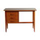 Fully restored Scandinavian desk with grey laminate top