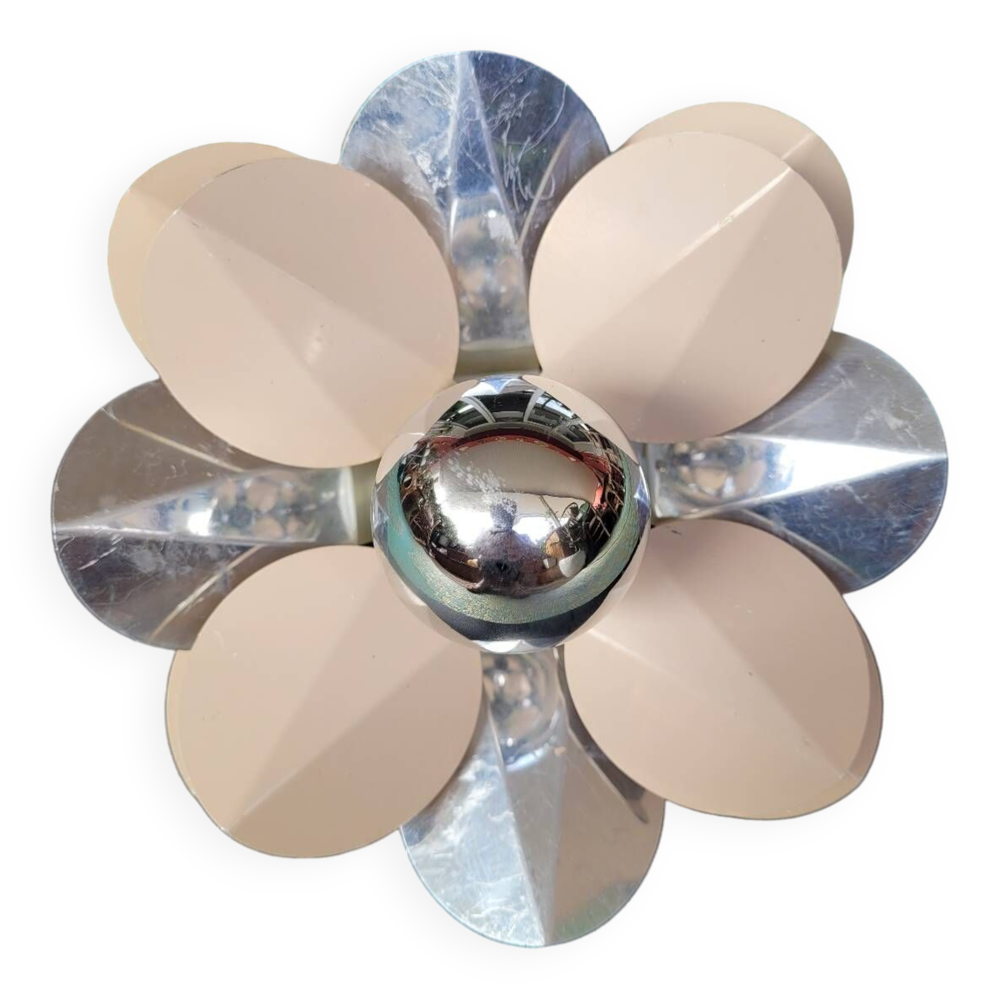Vintage flower wall light
