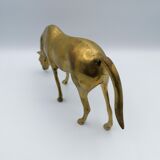 Brass horse