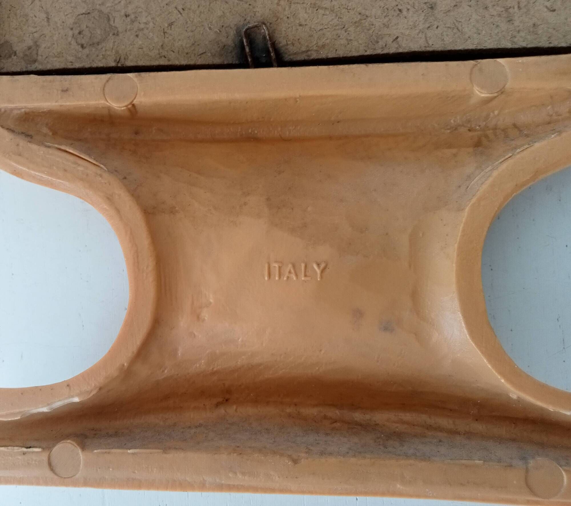 Atypical vintage Italian mirror 60s/70s 34*25