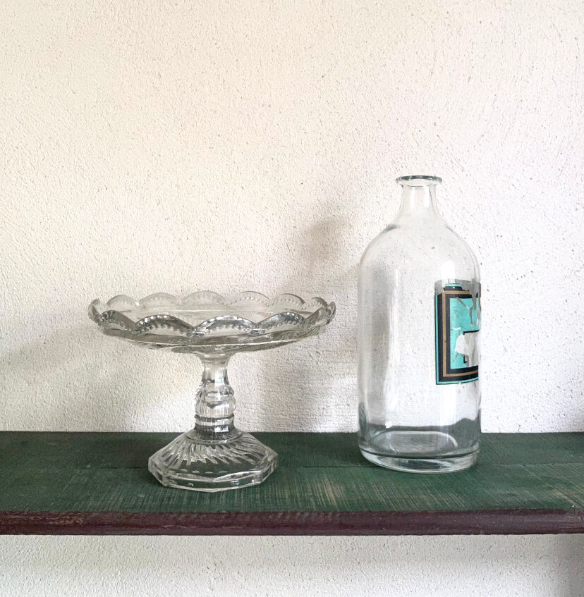 Cut glass compotier