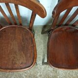 4 chaises bistrot dépareillées