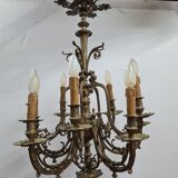 Bronze chandelier