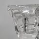Ensemble de 3 bougeoirs en cristal Villeroy & Boch - 11 cm, gravés