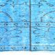2x9 Vintage Light Blue Kitchen Runner Rug, 65x276Cm