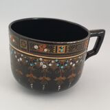 Six coffee cups and saucers in English earthenware Gibson & sons