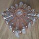 Vintage 60s two-tone square ceiling light