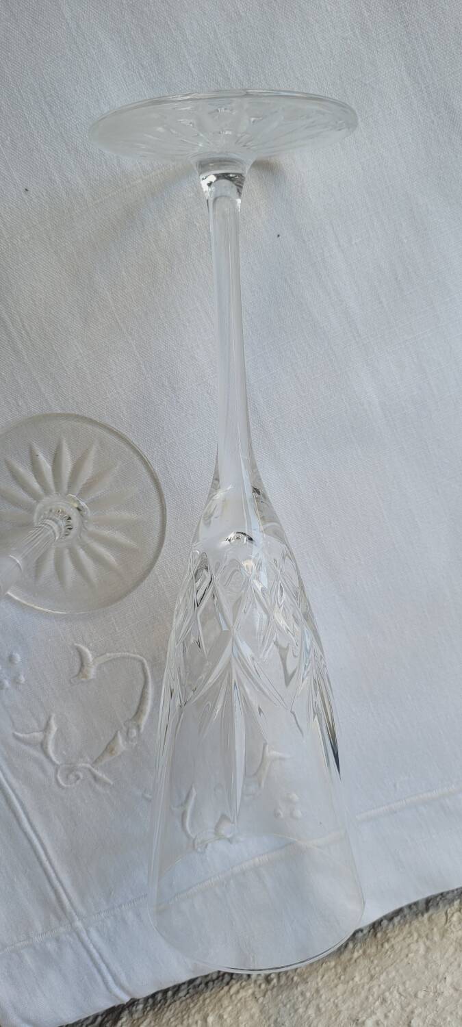 Set de 4 flûtes cristal