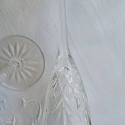 Set of 4 crystal flutes