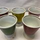 Set of 5 cups porcelain 50s
