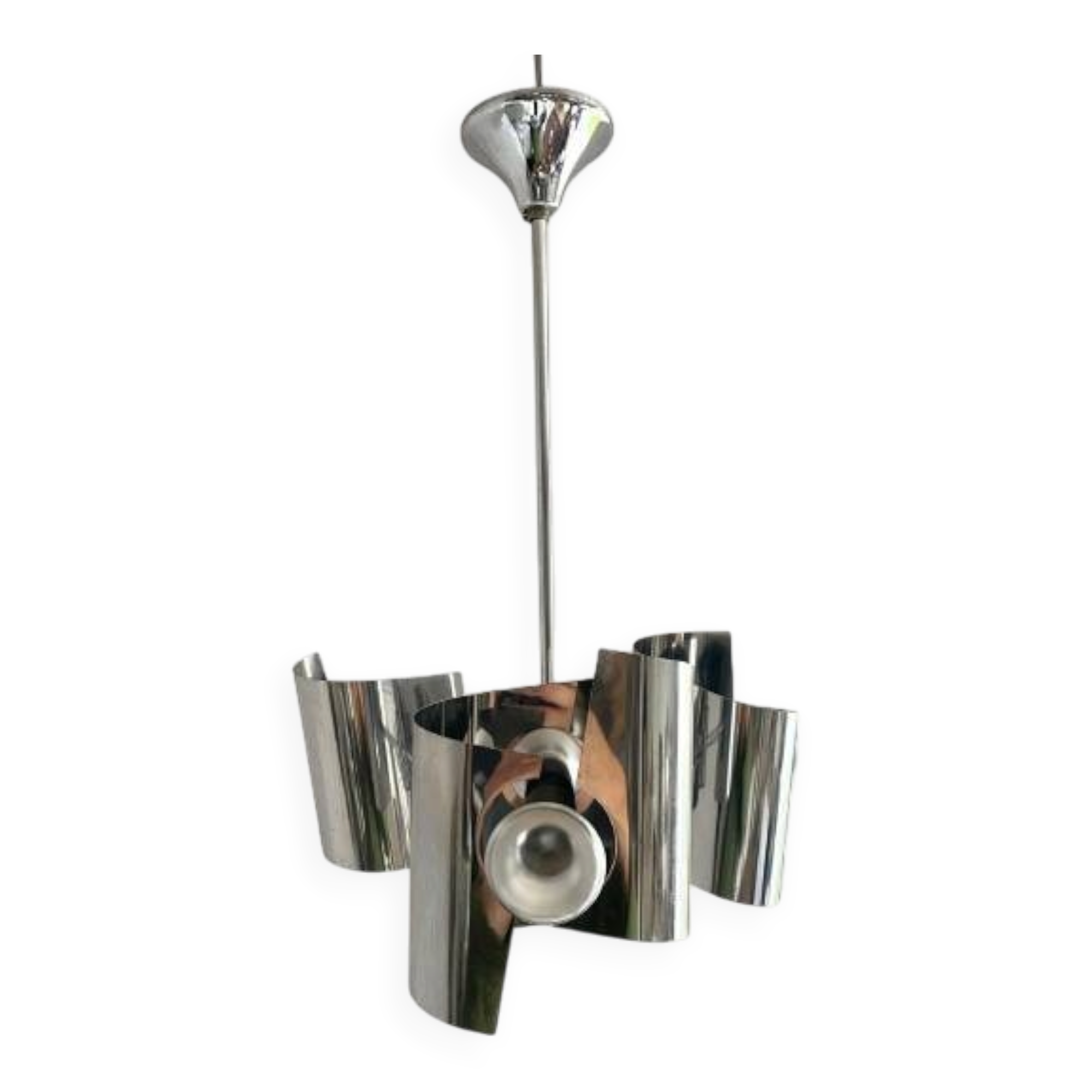 Suspension space age chrome from the 1970s.