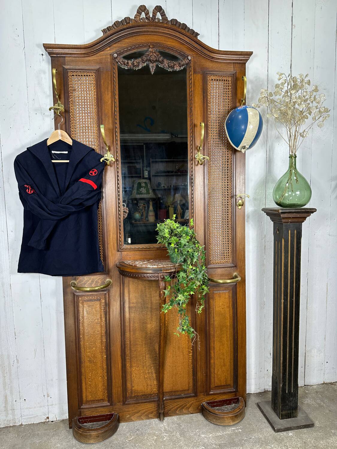 Antique Louis XVI style coat rack