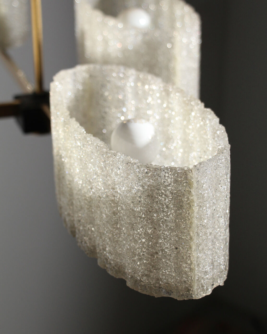 Pendant chandelier 1960 Arlus