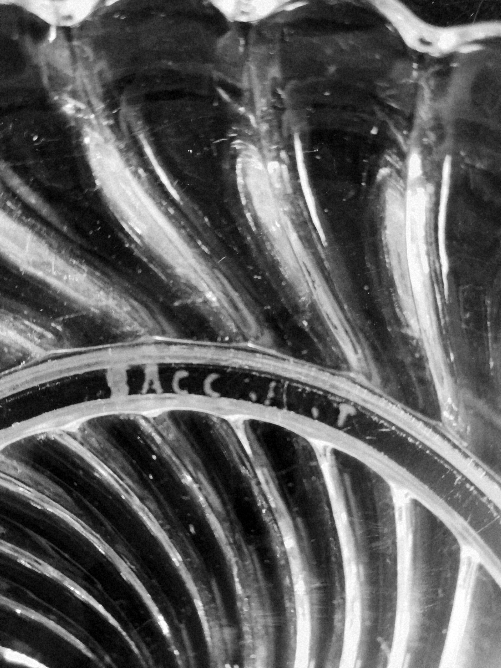 Empty crystal pocket Baccarat