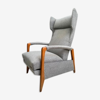 Grey relax recliner armchair 1960