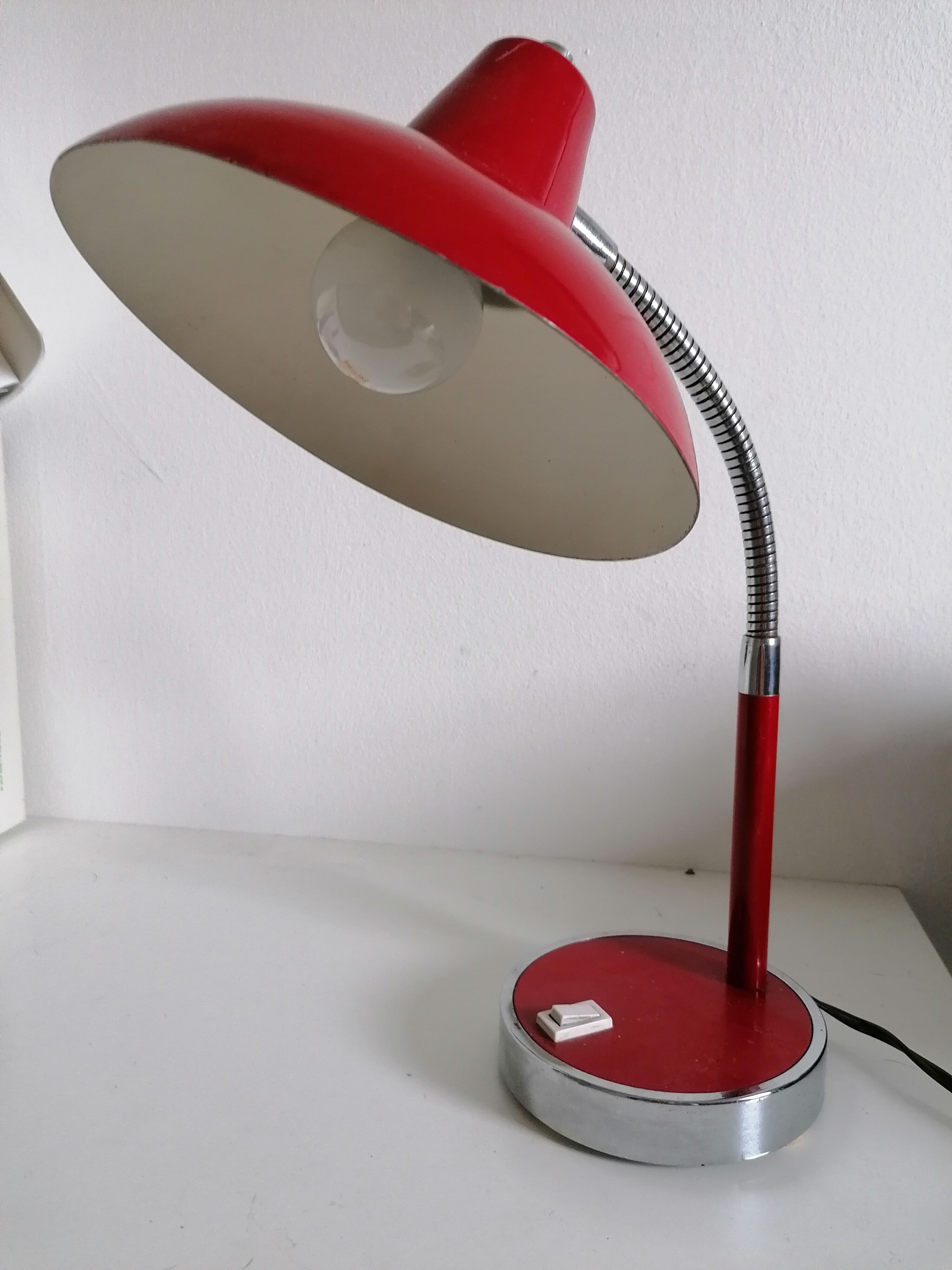 Lampe de bureau articulée old school vintage