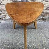 Vintage Art Deco design 50s gueridon coffee table Scandinavian tripod base
