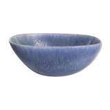 Blue bowl by Carl Harry Stålhane and Gunnar Nylund 50s