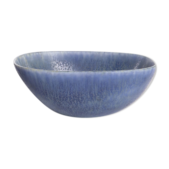 Blue bowl by Carl Harry Stålhane and Gunnar Nylund 50s