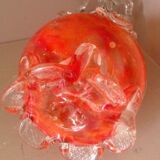 Murano blown glass vase 60s