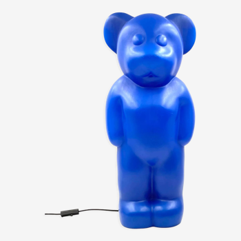 Postmodern Blue Bear lamp, Heinz Klein for Elmar Flötotto Germany 1990s