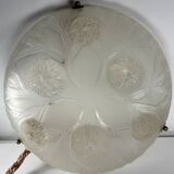 Sabino art deco basin ceiling light signed 1930 France