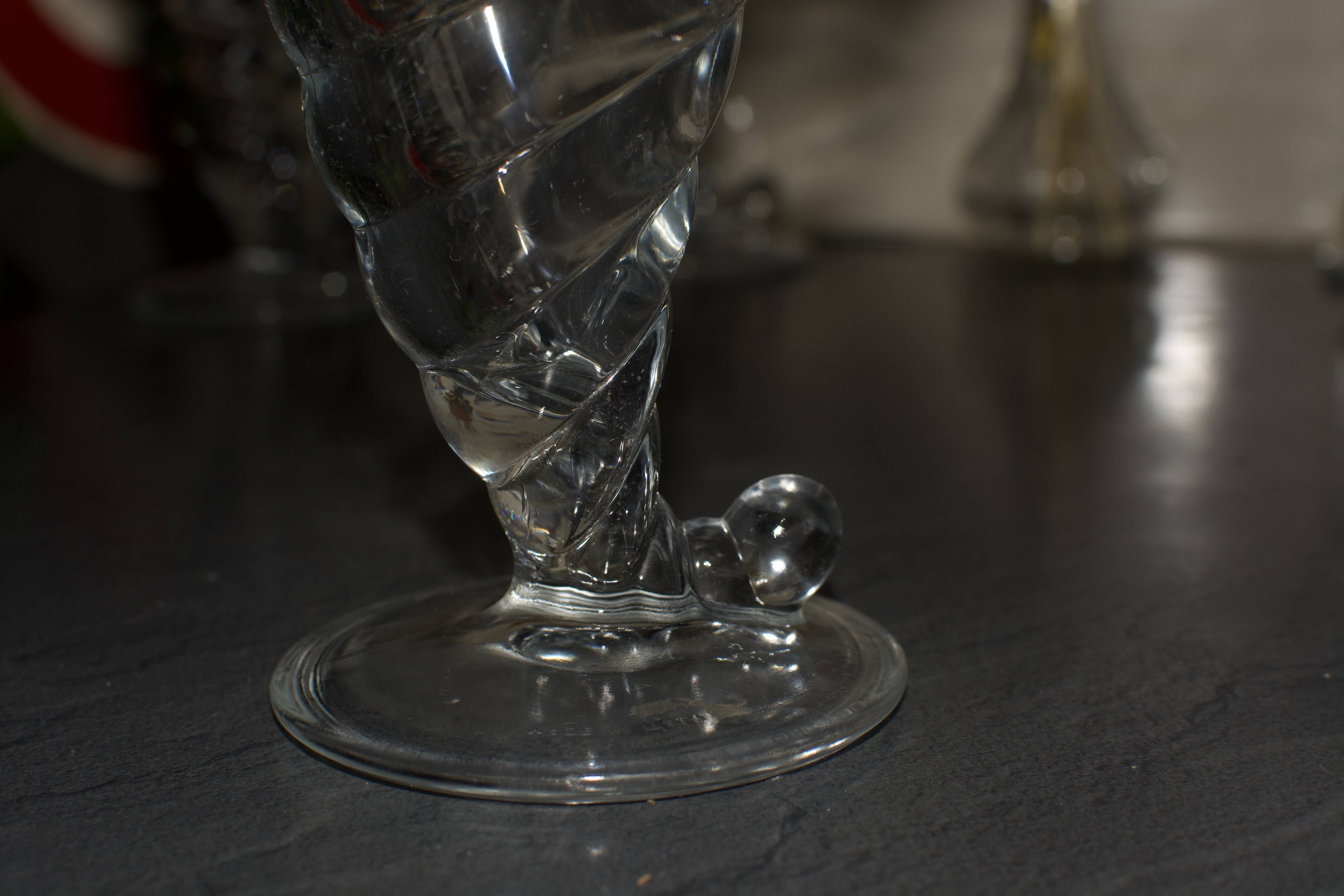 6 Bormioli Rocco Italy Glass Ice Cream Cups