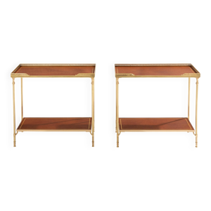 paire de tables d’appoint