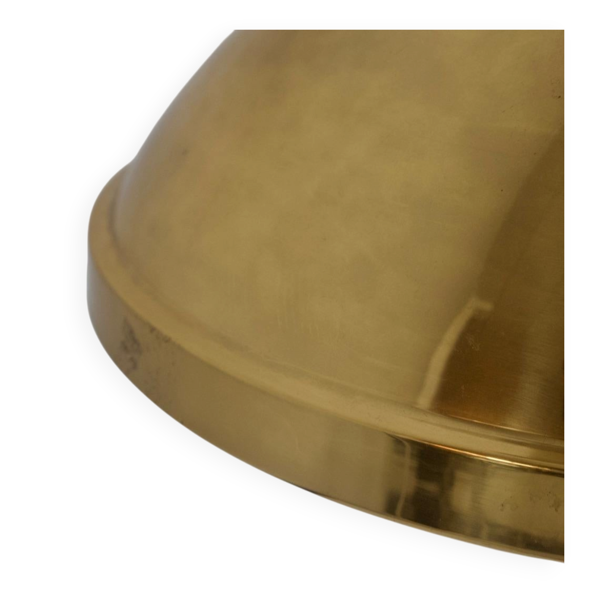 Bergboms ceiling light in brass with acrylic shade.