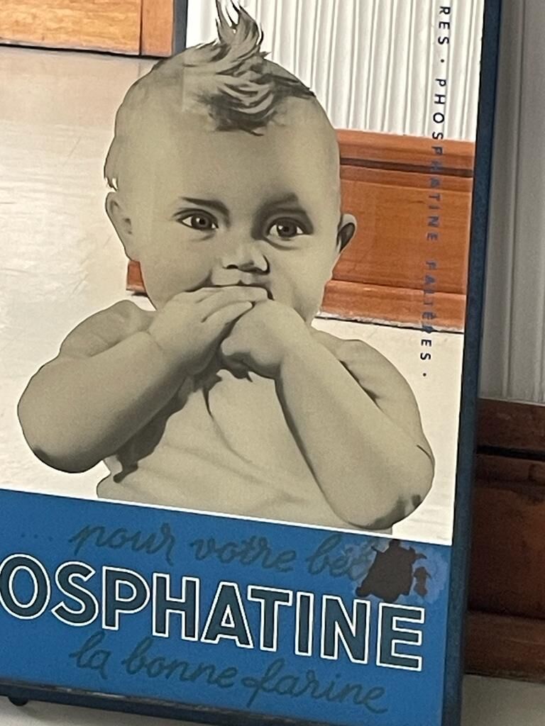 Advertising mirror Phosphatine Falières 30s