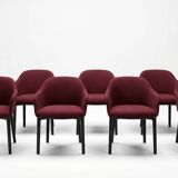Set of 8 Vitra Softshell Bouroullec chairs